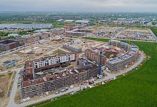 Neubaugebiet - Julian Stratenschulte/dpa