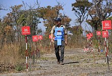 Prinz Harry zeigt Engagement gegen Landminen - Ampe Pedro/The HALO Trust /dpa