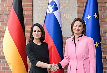 Baerbock besucht Slowenien - Hannes P. Albert/dpa