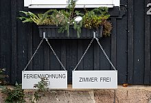 Freie Ferienwohnung - Foto: Swen Pf&ouml;rtner/dpa