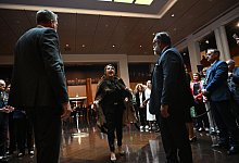 Britisches K&ouml;nigspaar in Australien - Canberra - Lukas Coch/AAP/dpa