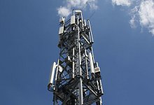 Antennen f&uuml;r 5G-Netz - Foto: Christoph Dernbach/dpa