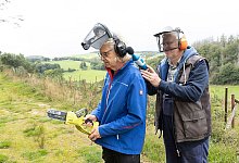 Gleich geht es los mit Sägen - Claudio Kalex/selbst ist der Mann/dpa-tmn