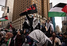 Pro-Pal&auml;stina-Demonstration - Yuki Iwamura/FR171758 AP/AP