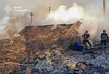 Ukraine-Krieg - Lwiw - Uncredited/Ukrainian Emergency Service via AP/dpa