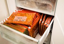 Lebensmittel wurden portionsweise eingefroren - Christin Klose/dpa-tmn