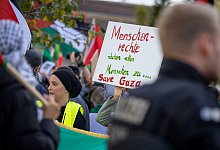 Nahostkonflikt &ndash; Pro-Pal&auml;stina-Demonstration in D&uuml;sseldorf - Christoph Reichwein/dpa