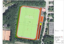 Kunstrasenplatz - Entwurf: Brinkmann + Deppen