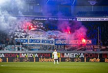 Hansa Rostock - Fans - David Inderlied/dpa