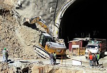 Tunneleinsturz in Indien - ---/AP/dpa