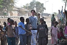 Bald auf Charity-Tour - FOTO: OBS/ALIENUS MEDIACONSULTING/CARITAS INTERNATIONAL