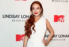 Lindsay Lohan bei einer Premierenparty am New Yorker Times Square. - Andy Kropa/Invision/AP/dpa