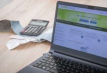 Steuersoftware ELSTER auf einem Laptop - Christin Klose/dpa-tmn