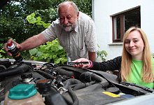 Jetzt auch beim eigenen Wagen im Einsatz - Till Brand