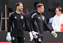 Oliver Baumann und Marc-Andr&eacute; ter Stegen - Federico Gambarini/dpa