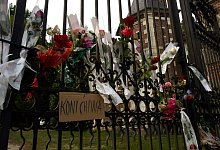 Abschied von Alain Delon in aller Stille auf seinem Anwesen - Guillaume Souvant/AFP/dpa