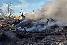 Ukraine-Krieg - Lwiw - Uncredited/Ukrainian Emergency Service via AP/dpa