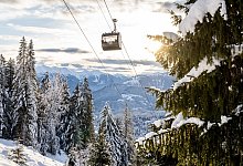 Der «FlemX» im Schweizer Skigebiet Flims Laax - Philipp Ruggli/LAAX/dpa-tmn