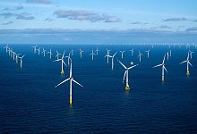 Windkraft auf See - Sina Schuldt/dpa