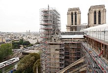 Notre-Dame - Erstes eingest&uuml;rztes Steingew&ouml;lbe restauriert - Davidbordes/Etablissement public charg&eacute; de la conservation et de la restauration de la cath&eacute;drale Notre-Dame de Paris /dpa