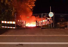 Kabelbrand - Foto: ---/Feuerwehr M&uuml;nchen/dpa