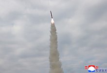Nordkorea testet strategischen See-Boden-Marschflugkörper - Uncredited/KCNA via YNA/dpa