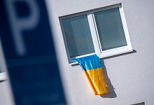 Ukraine-Fahne - Foto: Stefan Sauer/dpa/dpa-tmn