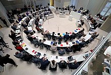 Ein Jahr vor der Landtagswahl in MV - Bernd Wüstneck/dpa