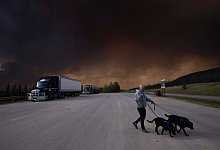 Waldbrände in Kanada - British Columbia - Nasuna Stuart-Ulin/The Canadian Press via AP/dpa