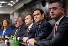 US-Außenminister Rubio besucht Panama - Mark Schiefelbein/POOL AP/AP/dpa