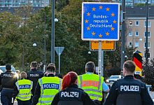Bundespolizei mit station&auml;rer Kontrolle an Grenze zu Polen - Patrick Pleul/dpa