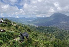 Vulkan Mount Batur auf Bali - Carola Frentzen/dpa