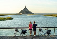 Beeindruckend: Mont-Saint-Michel - Foto: Emmanuel Berthier - EV4/dpa-tmn