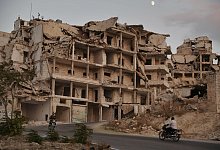 Zerbombte Stadt - Foto: Ugur Can/DHA via AP/dpa