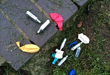 Lachgas-Kartuschen - Teresa Dapp/dpa