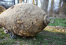 Weltkriegsbombe - Thomas Frey/dpa