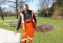 Stephan Zich im Kurpark - Annika Langhagel