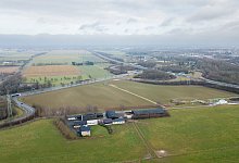 Paderborn, 31. Januar 2025: Im Klee - Bereich an A33-Anschlussstelle Paderborn-Zentrum, wo neben einer Baseball-Arena eine Multifunktionshalle entstehen könnte - Niklas Tüns