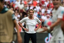 Die Bundestrainerin der deutschen Frauen-Nationalmannschaft: Martina Voss-Tecklenburg. - Sebastian Christoph Gollnow/dpa