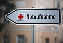Schild „Notaufnahme“ - Jan Woitas/dpa