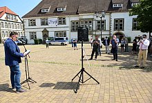 AfD-Kundgebung - Nicole Ellerbrake