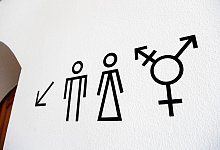 Unisex-Toiletten - Jens Kalaene/dpa