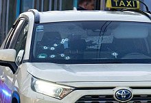 Sch&uuml;sse auf Taxi-Fahrgast - Henning Kaiser/dpa