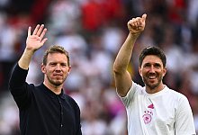 Nagelsmann (l.) und Gl&uuml;ck - Tom Weller/dpa