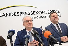 Kabinetts-Pressekonferenz in Sachsen-Anhalt - Klaus-Dietmar Gabbert/dpa