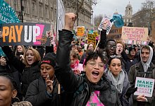 Streiks in Großbritannien - Kirsty Wigglesworth/AP/dpa