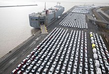 Auto-Export - J&ouml;rg Sarbach/dpa