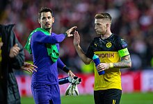 Roman Bürki und Marco Reus - Guido Kirchner/dpa