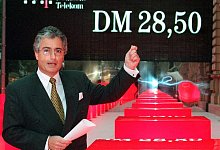 B&ouml;rsengang Telekom - Foto: Stephanie Pilick/dpa