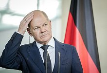 Bundeskanzler Scholz - Kay Nietfeld/dpa